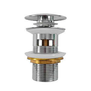 Bonde de lavabo escamotable en laiton chromé 1 1/4 pouce, <span class=keywords><strong>à</strong></span> <span class=keywords><strong>ressort</strong></span> anti-odeur pour lavabo de salle de bain - Product Image 6