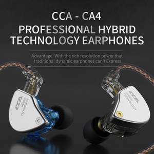 <span class=keywords><strong>CCA</strong></span> CA4 Original Anker Fahrer Kopfhörer Abnehmbare Kabel <span class=keywords><strong>In</strong></span> Ohr Audio Monitore Headset - Product Image 2