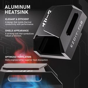 Adaptateur GPU <span class=keywords><strong>upHere</strong></span> PCIe 5.0 12VHPWR 90 degrés RVS 16 broches 600W ATX3.0 avec connecteur d'alimentation inversé pour RTX5080 4080 - Product Image 2