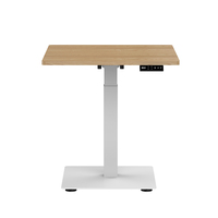 Économiseur d'espace moteur unique une jambe électrique hauteur réglable bureau de levage mural ergonomique bureau d'ordinateur travail à domicile