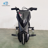 Trottinette à trois roues avec haut-parleur Bluetooth, 3 roues à éclairage LED, mini trottinette à trois roues à dérive, batterie 36V 4.4AH