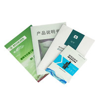 Brochure d'entreprise A5 personnalisée de haute qualité fabriquée en usine, papier couché gaufré pour impression offset, instructions d'impression offset