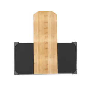 Spor ekipmanları ağırlık kaldırma Deadlift platformu kauçuk katı ahşap halter platformu - Product Image 6