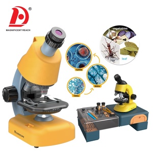 HUADA Ensemble de jouets pour enfants Montessori STEM DIY éducatifs et scientifiques Microscope portable pour enfants - Product Image 2