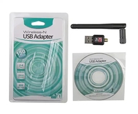 Antenne détachable OEM 2dBi 150Mbps USB WiFi adaptateur Dongle MT7601 récepteur Wifi sans fil pour TV Box SKYBOX