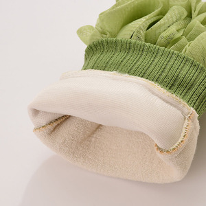 Gant de douche exfoliant 2-en-1 pour enfants et usage domestique, double face ovale en PE, design moderne - Product Image 5