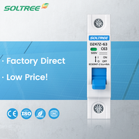 Solar-Energie Miniatur-Leitungsschutzschalter 1P 2P 3P 4P Polig 6A 10A 16A 20A 25A 32A 40A 50A 63A DC MCB PV-System
