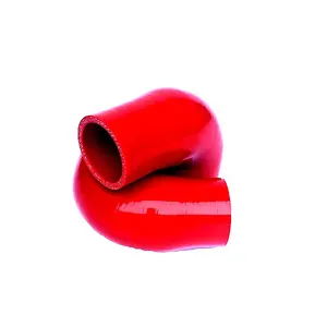 Hot sale 5 ply braided radiator silicone hose ID 70-57 mm 2 3/4 - 2 1/4" 45 degree silicone reducer elbow hose