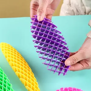 2024 Hot Sell Toys Children's Stress Relief Toys Fidget Worm Elastic Net Toys