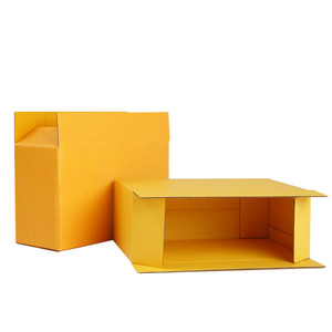 Großhandel Recycelbare 12*6*6cm 4,6*2,2*2,2 Zoll Braune Wellpappe-Versandbox mit Prägung und Matter Beschichtung - Product Image 1