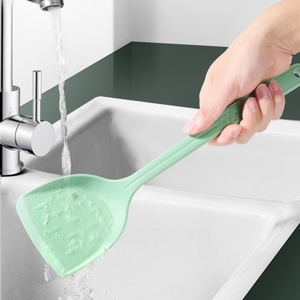 Wholesale 14-Piece Set Non-Stick <b>Silicone</b> Utensils Kitchenware Soup Spoon Colander Brush Kitchen Utensils Set - Product Image 5