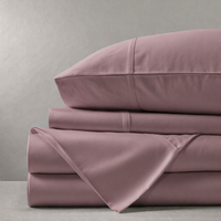 Ensemble de draps et taies d'oreiller 4 pièces en fibre de bambou 100 %, 300 fils, anti-statique et écologique, linge de lit rafraîchissant