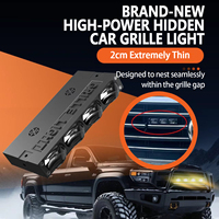 Luz LED para Parrilla, Lámpara Auxiliar de 1/2/3/4 Lentes, 12V 24V 6000K, Barra de Luz, Foco para Coche y Motocicleta, Luz de Trabajo con Ventilador Incorporado