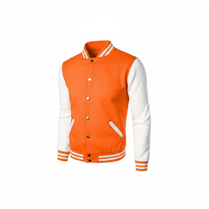 Veste universitaire d'hiver doublée de polaire imperméable unie de haute qualité 2025 pour hommes et femmes tendance - Product Image 1