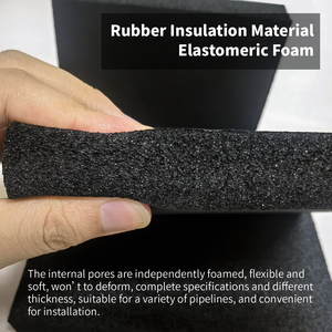 Bellsafe NBR PVC <strong>Acoustic</strong> Foam Closed Cell Black Nitrile Rubber Foam <strong>Insulation</strong> Sheet For HVACR - Product Image 4