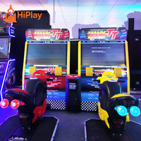Machine de jeu d'arcade de course de moto de luxe pour 2 joueurs, simulateur de moto, équipement de divertissement à monnayeur pour centre commercial