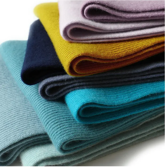 Winter Factory Écharpe en cachemire multicolore pour femmes Silencieux en tricot