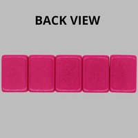 Ensemble de Mahjong Américain de Luxe Portable Moderne 160 Tuiles, Tapis en Acrylique Rose Art Déco Vert 4 couches