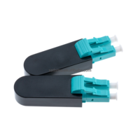 OM3 50/125 Multimode Duplex LC/UPC Loopback Adaptateur Plug Fibre Optique Équipement pour Test