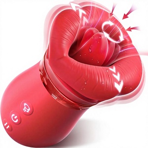 Vibrador Bucal 5 en 1 <span class=keywords><strong>para</strong></span> Mujeres - Diseño de Rosa, Impermeable, Estimulación del Punto G y Lengua, 3 Modos Automáticos/1 Manual, Control por APP - Product Image 1
