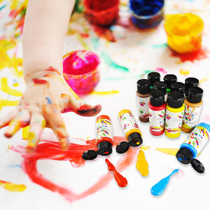 KHY no tóxico ECO Friendly DIY Finger Art Paint Finger Painting Coloring Sets Graffiti Funny Finger Painting Kit - Product Image 2