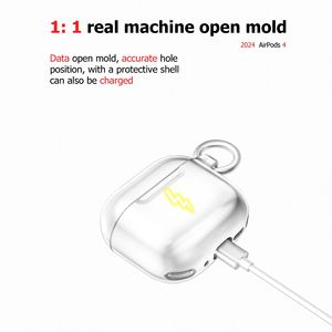 สำหรับ airpods Pro2 Pro airpods 2 3 4ใสแวววาว<span class=keywords><strong>เคส</strong></span>พกพาหูฟังเคสชาร์จหูฟัง Gen2 <span class=keywords><strong>Gen3</strong></span><span class=keywords><strong>เคส</strong></span> - Product Image 5