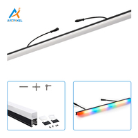 Barres LED rigides programmables DMX/SPI à profilés en aluminium Wholasela, éclairage linéaire pour DJ, scène, terrains de jeux et décorations de fêtes