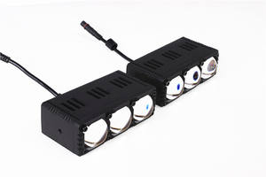 Luz Antiniebla Delantera Universal para Motocicleta SENLO de 3 Lentes, Luz Antiniebla Auxiliar LED, Lámpara de Conducción, Faro Delantero para Automóvil, Proyector para ATV - Product Image 2