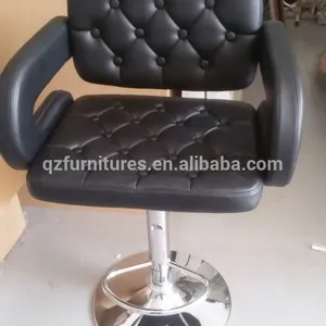 बिक्री के लिए काले रंग श्रृंगार कुर्सी हेयर सैलून कुर्सी QZ-F005A