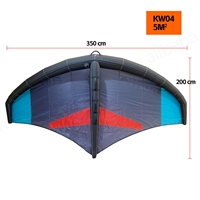 Tabla de Wingfoil Inflable de Carbono OEM de Fábrica, Diseño Modular, Resistente al Agua Salada, Ideal para Principiantes, Ligera