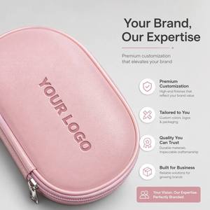 Juego de Brochas de Maquillaje Veganas Personalizadas de 10 Piezas, Portátiles, Lindas, de Lujo, Color Rosa, Premium, de Viaje, Sintéticas, Profesionales, Mini, con Estuche de PU - Product Image 4