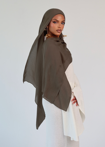 شال خفيف الوزن ناعم وقابل للتنفس مصنوع من 100% رايون مودال فيسكوز بخياطة مزدوجة للنساء المسلمات - Product Image 6