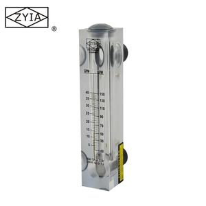 Panel <span class=keywords><strong>Type</strong></span> Water Liquid Rotameter Plastic <span class=keywords><strong>Rotor</strong></span> Float Flowmeter Met Regelklep - Product Image 1