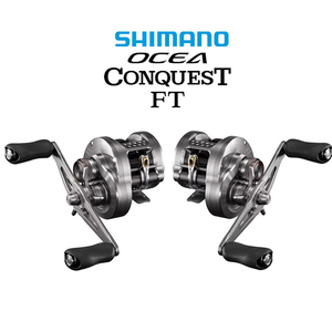 Carrete de Pesca de Alto Rendimiento SHIMA 26 OCEA CONQUEST FT, Estilo Tambor, Totalmente Metálico, para Lanzamiento Largo, Señuelos de Río, Micro-Objetos - Product Image 1