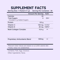 Poudre de peptides de collagène multi-sources OEM, protéines super hydrolysées pour la peau, les cheveux, les ongles, les os et les articulations, soutien nutritionnel