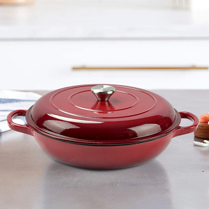 Bộ nồi chảo Cookercool thiết kế mới bằng gang tráng men gốm 12 món giá rẻ - Product Image 4