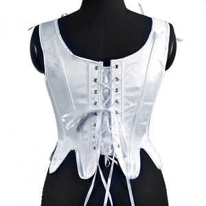 Atmungsaktiver Doppel-Kompressions-Taillentrainer für Damen aus Polyester-Baumwolle Unterbrust-Korsett Flacher Bauch Körperformer Shapewear Mittlere Größe - Product Image 3