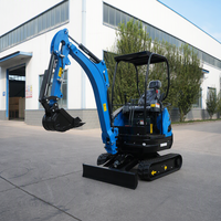 Mini-excavatrice compacte certifiée CE à prix abordable, moteur électrique 2,5 tonnes, 1 tonne, 2 tonnes, pour la construction et les travaux d'excavation