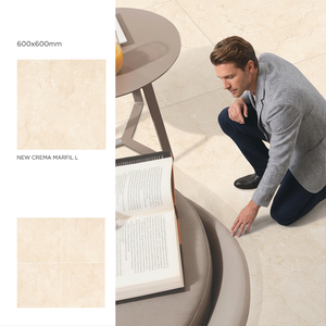 Commercial Porcelain Floor <b>Tiles</b> 600x600mm Non Slip Glossy Finish Hotel Villa Flooring Ceramic Glazed <b>Tile</b> - Product Image 3