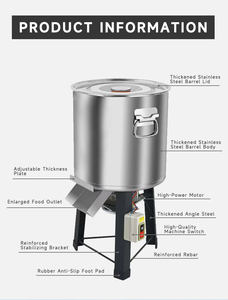 Lyroe เครื่องสับอุตสาหกรรมเครื่องสับผักไฟฟ้าเครื่องสับอาหารทำงานที่มีประสิทธิภาพสูง - Product Image 6