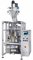 Machine d'emballage de poudre entièrement automatique à remplissage par vis sans fin pour sachets à quatre soudures, pour Matcha, Collagène, Protéines, Lait végétal, CE Direct