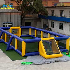 Cancha <span class=keywords><strong>de</strong></span> Fútbol y Fútbol Acuático Inflable para Exteriores con Suelo, Castillo Hinchable para Deportes y Juegos - Product Image 5