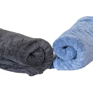 超细纤维汽车干燥毛巾，用于干燥汽车卡车和suv的卓越吸收性，双捻桩