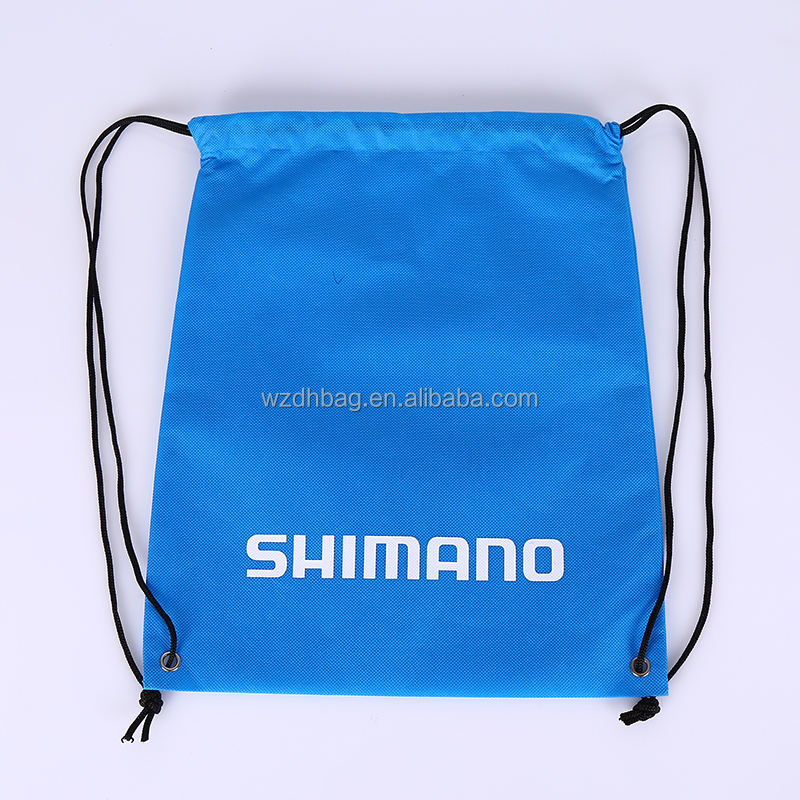 Reusable Hot Sale Custom Wholesale Non Woven Drawstring Backpack Bag Shopping Tote Bag Promotion