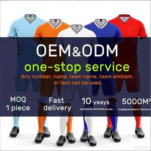 Meistverkauftes Hochwertiges Atmungsaktives 100% Polyester & Mesh Wärmeübertragungsbedrucktes Ganzjahres-Fußballtrikot - Product Image 3