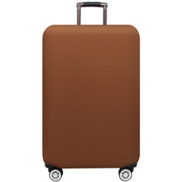 Vente chaude Logo Personnalisé Imprimé Spandex Élastique Couverture De Bagage Polyester Valise Couverture avec Fermeture À Glissière pour Voyager