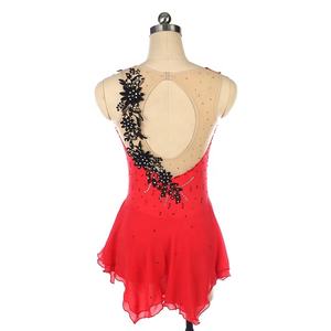 Vestido de patinaje artístico Ropa de baile del equipo Traje de baile latino para niñas Vestidos de <span class=keywords><strong>patinadora</strong></span> Trajes de baile de patinaje de competición - Product Image 5