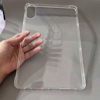 Casing Tablet Transparan Jernih untuk Redmi Pad 2 11 Inch 2025, Anti Jatuh Empat Sudut, TPU Silikon, Pelindung Anti Benturan