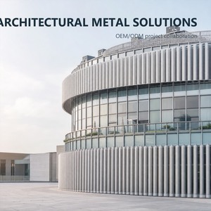 Panneaux de mur-rideau en aluminium contemporains et personnalisés, anodisés, pour revêtement extérieur de bâtiment - Product Image 6