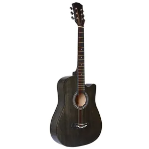 Precio barato basewood 38 pulgadas mejor guitarra principiante para niños